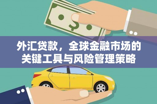 微山外汇贷款，全球金融市场的关键工具与风险管理策略