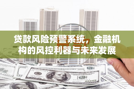 微山贷款风险预警系统，金融机构的风控利器与未来发展