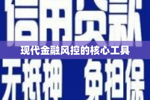 微山现代金融风控的核心工具