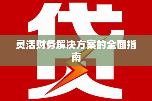 微山灵活财务解决方案的全面指南