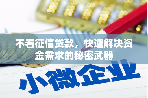 微山不看征信贷款，快速解决资金需求的秘密武器