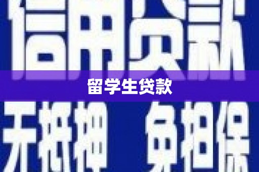 微山留学生贷款