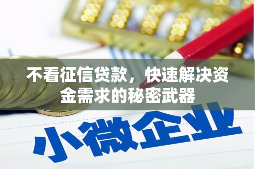 微山不看征信贷款，快速解决资金需求的秘密武器
