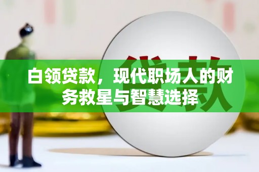 微山白领贷款，现代职场人的财务救星与智慧选择