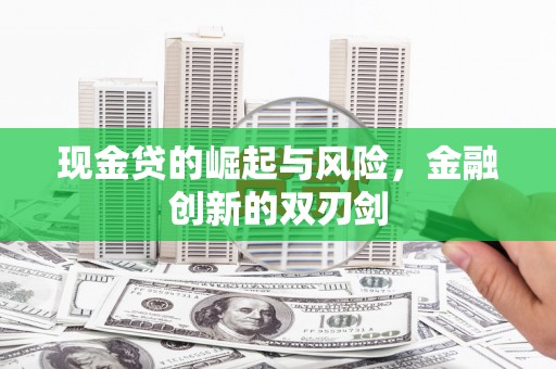 微山现金贷的崛起与风险，金融创新的双刃剑