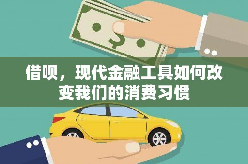 微山借呗，现代金融工具如何改变我们的消费习惯