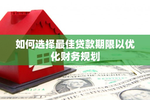 微山如何选择最佳贷款期限以优化财务规划