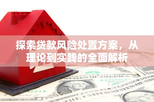 微山探索贷款风险处置方案，从理论到实践的全面解析