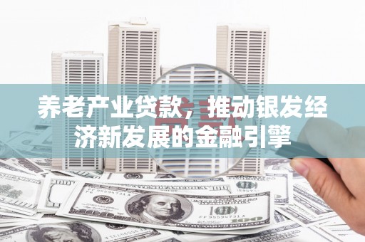 微山养老产业贷款，推动银发经济新发展的金融引擎