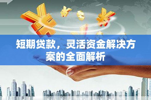 微山短期贷款，灵活资金解决方案的全面解析