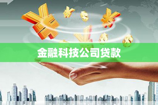 微山金融科技公司贷款