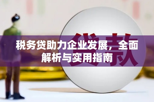 微山税务贷助力企业发展，全面解析与实用指南
