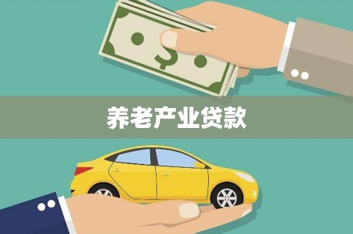 微山养老产业贷款