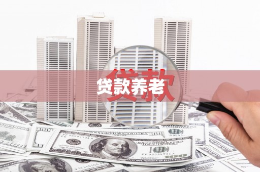 微山贷款养老