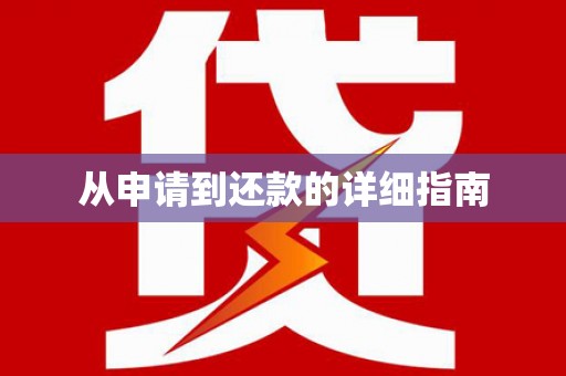微山从申请到还款的详细指南