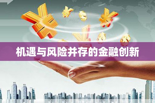 微山机遇与风险并存的金融创新