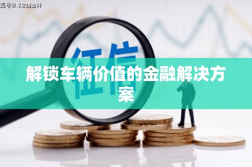 微山解锁车辆价值的金融解决方案