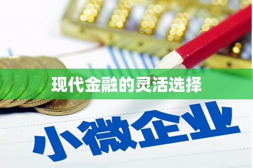 微山现代金融的灵活选择