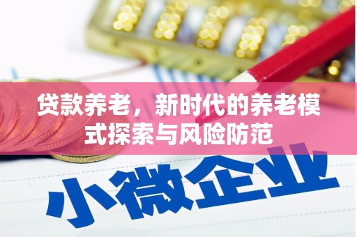 微山贷款养老，新时代的养老模式探索与风险防范