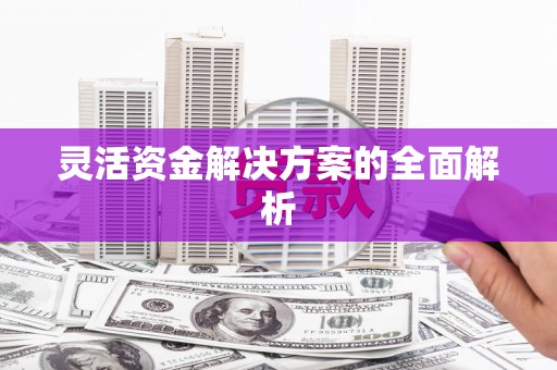 微山灵活资金解决方案的全面解析